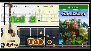 Guitar Tab - Hal 2 (Minecraft) OST Fingerstyle Tutorial Sheet Lesson #Anp