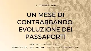 Un mese di contrabbando, evoluzione dei passaporti