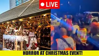 🚨: Car Ploughs Into Christmas Crowd - Multiple Injuries Confirmed!