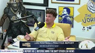 The Jordy Culotta Show | LSU Football Practice Report | Defense Wins The Day? Other LSU News