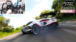 TUNING DRIFT 2020 Chevrolet Corvette Stingray Coupe Forza Horizon 5 Thrustmaster T300