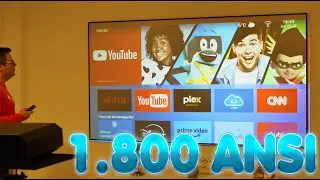 Proyector LED LCD MÁS LUMINOSO de la HISTORIA con 1.800 ANSI lúmenes Unicview K5000 Increíble!!