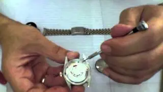 How do you remove the Rolex movement from the case.