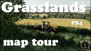 GRASSLANDS NEW MOD MAP Farming Simulator 19 PS4 MAP TOUR