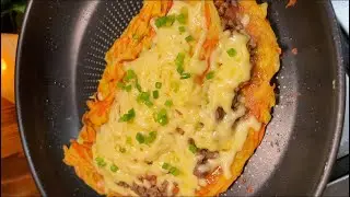 Хрустящий картофель, фаршированный томатно-мясным соусом, такой вкусный, что я могла бы есть его ...