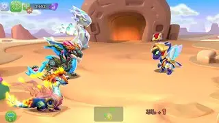 كرونو ايزيس يتألق في دوري الساحة⚔️💜💛 #الجزء_الثاني |تنانين اسطورية |Dragon mania legands 