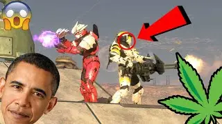 Obama, Weed, and Halo (Halo Funny Moments With Blake)