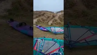 Quick session before the storm.#storm #otto hitting the west cost of Denmark #windsurf #coldhawaii