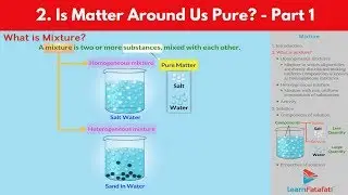 Matter Around Us Pure Class 9 Science - Mixture
