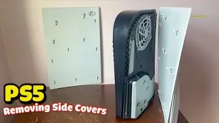 How to remove side cover on PS5 to clean