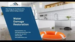 How Long Can Furniture Sit in Water Before Being Ruined? | Estate Solutions, LLC &ndash; Atlanta Metro