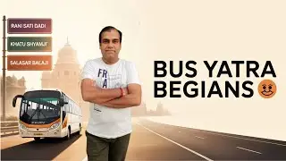 Meerut to Rani Sati Dadi | Khatu Shyam & Salasar Hanuman Road Yatra 🚌 | Part 1 | First Time Darshan