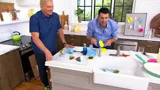 9pc Dish Daddy Soap Wand with Interchangable Cleaning Heads by Scrub Daddy on QVC