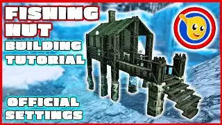 Ark: How To Build A Fishing Hut | Building Tutorial | Official Settings