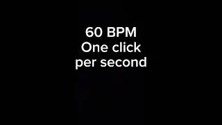 60 BPM Metronome Timer &ndash; 30 Minutes of Steady Rhythm for Exercise, Focus & Music Practice