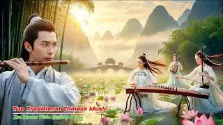 Top Traditional Chinese Music 🍃 Zen Bamboo Flute, Guzheng & Erhu &bull; Relaxing  Music, Soothing Sounds