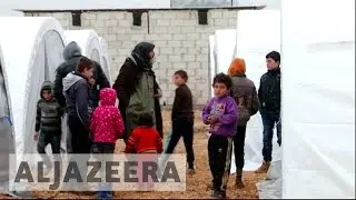 Uncertain future for displaced Syrians from Aleppo