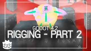 2D-риггинг и сетка в Godot 4.2 Учебное пособие: 2D-скелет и 2D-кости | часть 2