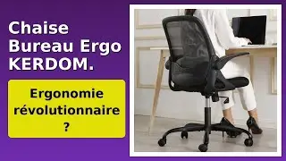 AVIS (2025) : Chaise Bureau Ergo KERDOM. D&Eacute;TAILS ESSENTIELS