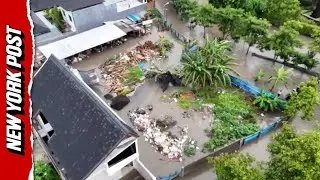 Drone Footage Captures Devastating Bali Floods