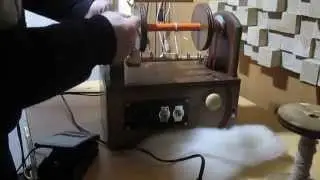 Rueca eléctrica . DIY Electric spinning wheel