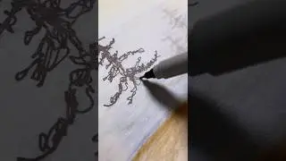 🌲Scribble Drawing EASY!!! #easyart  #scribbling #creative