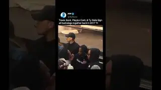 Playboi Carti, Travis Scott, & Ty Dolla Sign together backstage 😳🐐