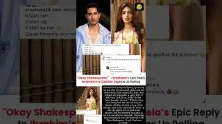 Sreeleela epic reply to Ibrahim ali khan caption dig has us rolling #news#sreeleela#ibrahimalikhan