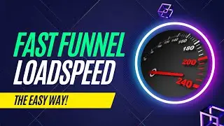 The Only Funnel Load Speed Optimisation Video You Need To Watch [Super Fast & Easy Guide]