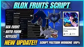 Blox Fruits Script NEW UPDATE 2026 | Sea Events, Auto Farm, Keyless (100% Working)