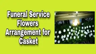 Funeral Service Flower Arrangement for Casket Lower background/Richard Rica Abordo