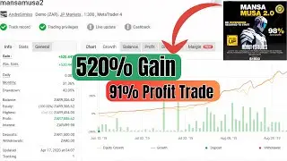 Mansa Musa EA 🧠 Smart & Aggressive Trading Robot | Real MT4 Performance