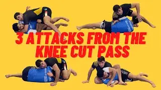 3 Simple & Efficient Attacks From The Knee Cut Gi and Nogi
