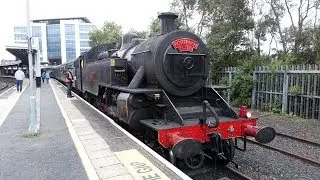 No.4 On the Portrush Flyer , Whitehead Train Rides & Running Light Engine - August 2019