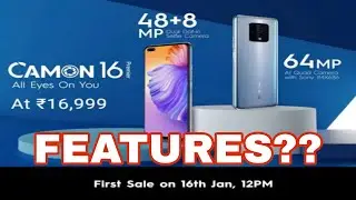 TECNO CAMON 16 PREMIER FULL FEATURES EXPLAINED