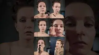Creating 1950s pin-up makeup for my vintage Christmas character 💋☃️🪚#grwm #vintagelook #makeup