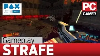 Strafe gameplay - a comical roguelike take on Quake