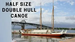 Double Hull CANOE - Half the Size of Hōkūleʻa, Seen in 🌴 Haleiwa 🌴