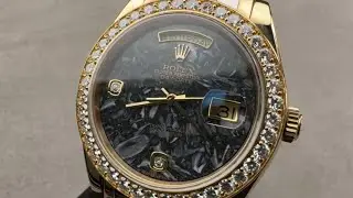 Rolex Day-Date Masterpiece Ammonite Dial 18948 AMM PRS - Rolex Certified Pre-Owned Watch Review