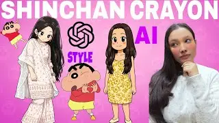 Trending Shinchan Style Ai Photo Editing | Crayon Shin-chan Character Photo Prompts