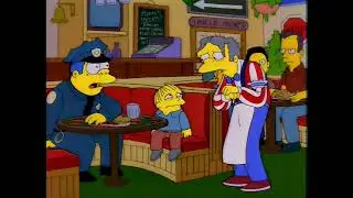 Simpsons - Moe's Not Used To The Laughter of Children (from 