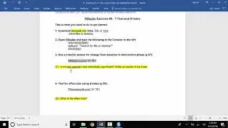 SSD for R   Exercise 5