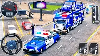 Police Car Transporter Truck Games / Best Truck Gameplay