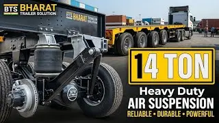 Triple Axel Air Suspension Made By Bharat Trailer Solution  9315040000 www.bharattrailer.com 