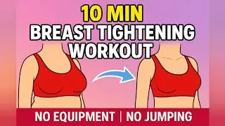 10 Min best exercise to Reduce Oversized & Saggy Breasts | Tighten Chest Naturally #fatloss #chest 