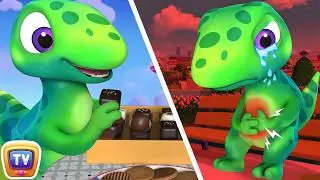 Junk food Song with Jumblikans Dinosaurs - ChuChuTV Toddler Learning Videos