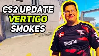 CS2 Vertigo - New Smokes After Map Update 2024
