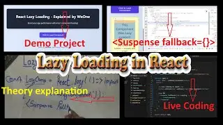 हिन्दी | Lazy Loading Video in React Using Suspense and Fallback #react #coding #viralvideo