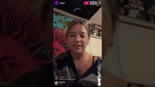 Mackenzie Ziegler Instagram Live (22/08/20)