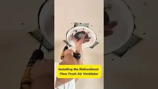 How to install a VOV fresh air ventilator?